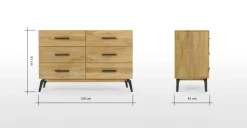 Cómoda Ancha Lucien – Mango Clara