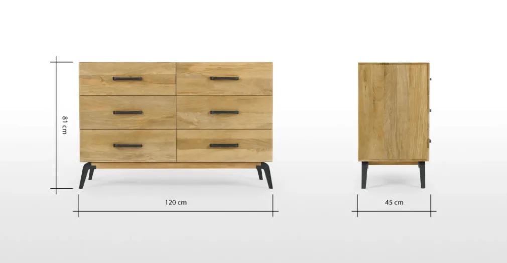 Cómoda Ancha Lucien – Mango Clara