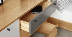 Cómoda Campton – Roble y Gris