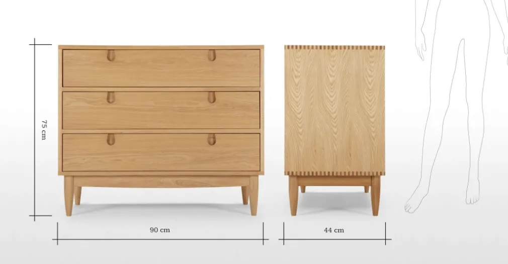 Cómoda Compacta Penn – Roble