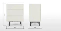 Cómoda Mino – Blanco Marfil