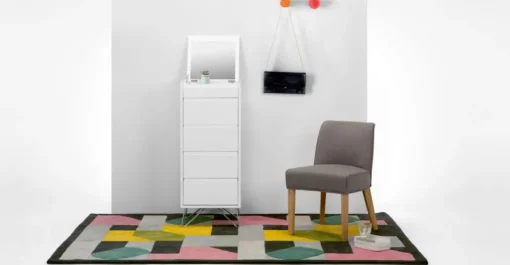 Cómoda Tocador Elona – Blanco Brillante