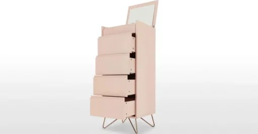 Cómoda Tocador Elona – Rosa Empolvado