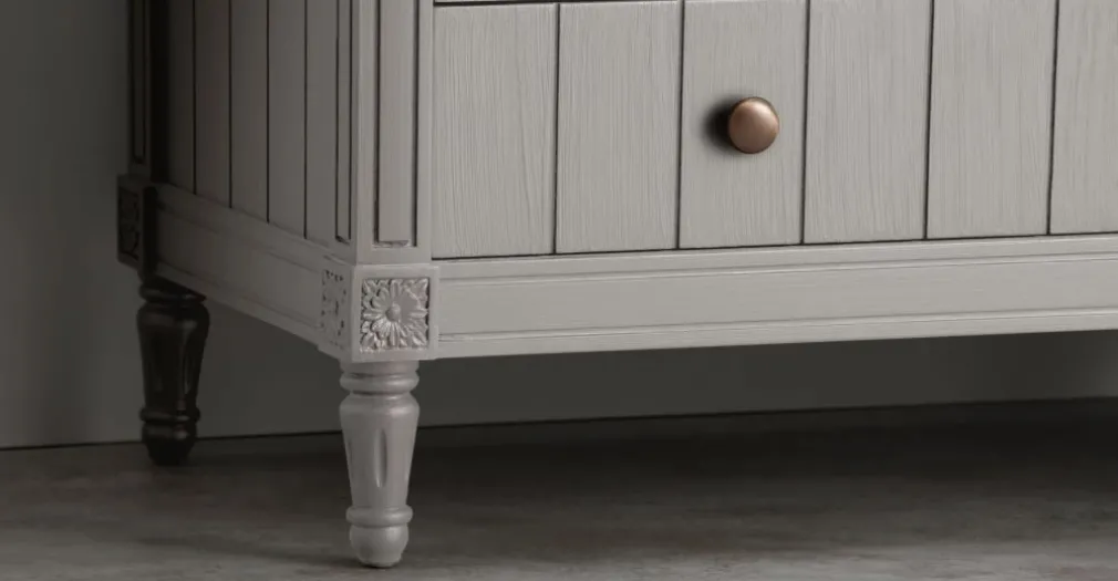 Cómoda Vintage bourbon – Gris