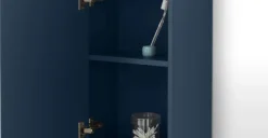 Columna para baño Elona – Azul oscuro y cobre