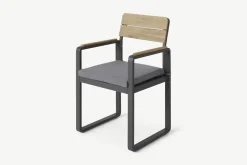 Conjunto de Comedor Topa – Efecto Pino y Gris