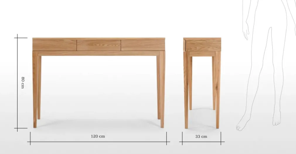 Consola Escritorio Vernay – Roble