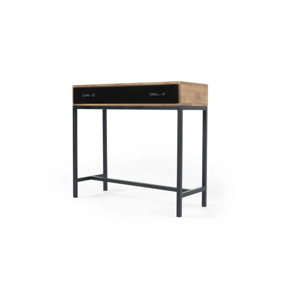 Consola Lomond – Madera de mango y negro