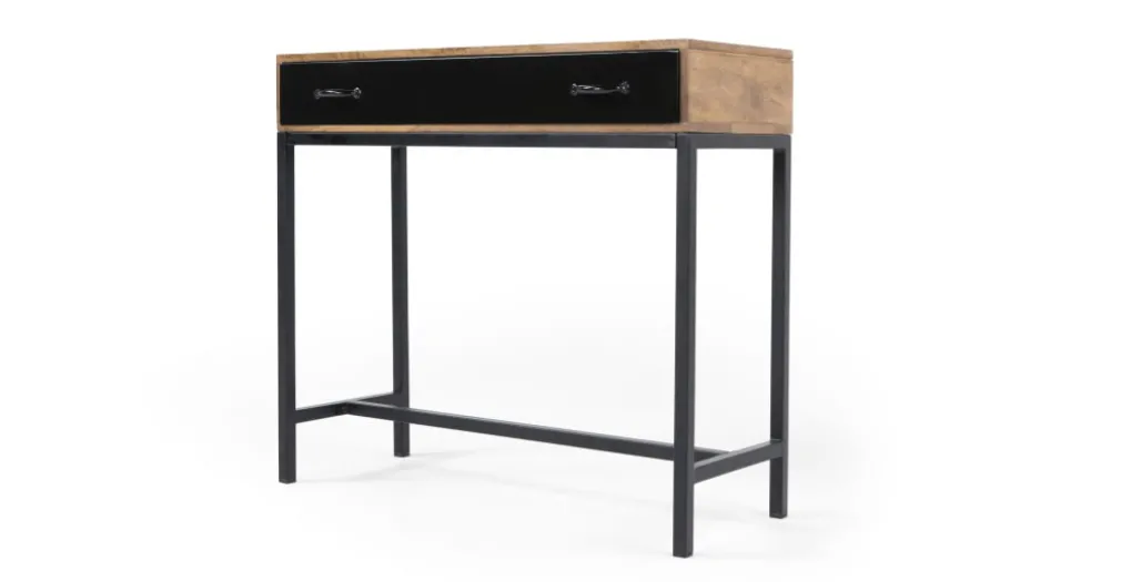 Consola Lomond – Madera de mango y negro