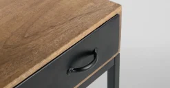 Consola Lomond – Madera de mango y negro