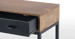 Consola Lomond – Madera de mango y negro