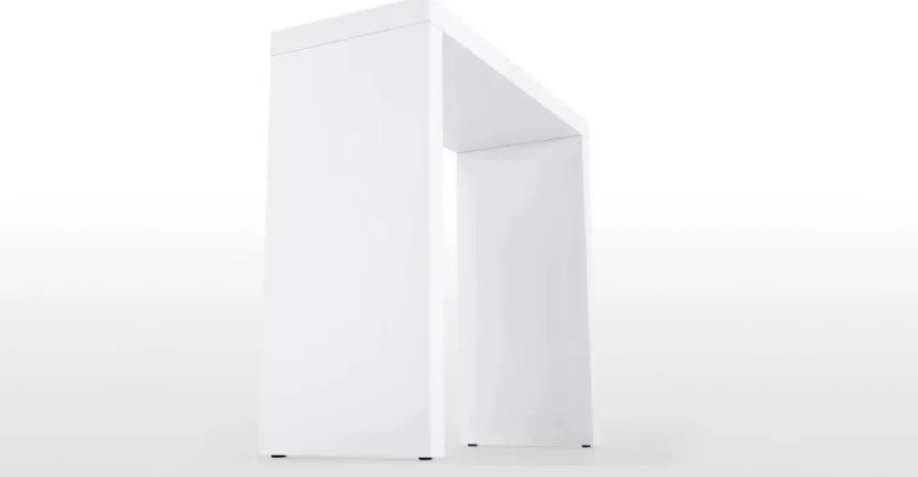 Consola pequeña Bramante – Blanco