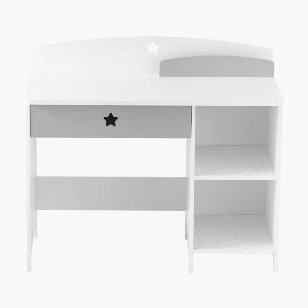 Escritorio Bellamy School – Blanco y Gris