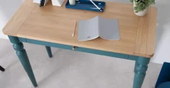 Escritorio Betty – Roble y azul