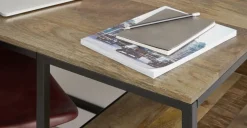 Escritorio con Estantes Lomond – Mango y negro