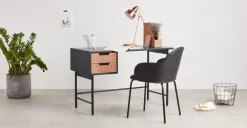 Escritorio Franklin – Negro y Cobre