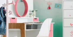 Escritorio Tocador Colours Blocs – Rosa