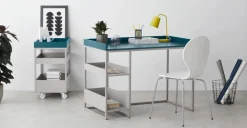 Escritorio Yumi – Gris y Azul