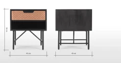 Franklin Bedside Table