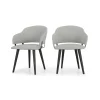Juego de 2 sillas de comedor Nielson – Gris granizo