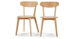 Juego de 2 sillas de comedor Fjord – Roble