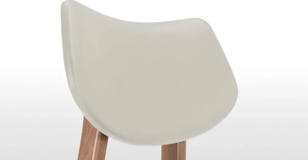 Juego de 2 sillas de comedor Jacob – Alabastro y fresno