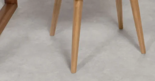 Juego de 2 sillas de comedor Lule – Terciopelo azul real y roble