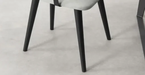 Juego de 2 sillas de comedor Nielson – Gris granizo