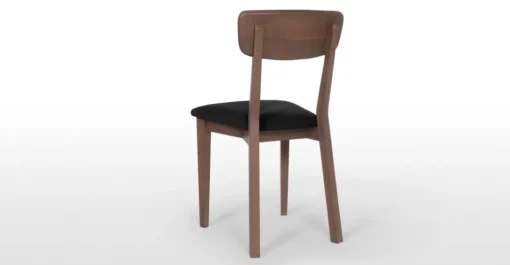Juego de 2 sillas de comedor Jenson – Roble Oscuro y gris oscuro