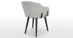Juego de 2 sillas de comedor Nielson – Gris granizo