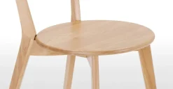 Juego de 2 sillas de comedor Fjord – Roble