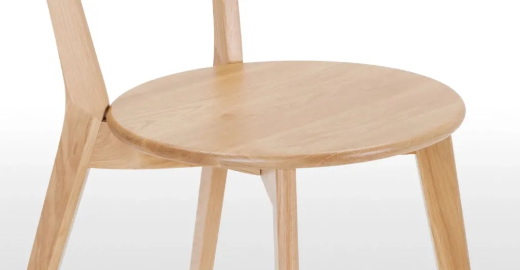 Juego de 2 sillas de comedor Fjord – Roble