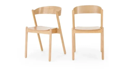 Juego de dos sillas de comedor Yaunti – Fresno