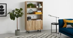 Librería con Armario Aphra – Mango Clara y Negro