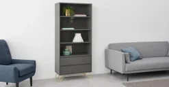 Librería Elona – Gris Carbón