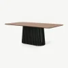 Mesa de Comedor 8 Asientos Zaragoza – Nogal y Negro
