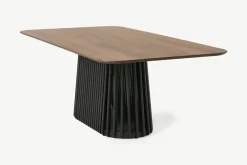 Mesa de Comedor 8 Asientos Zaragoza – Nogal y Negro