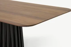 Mesa de Comedor 8 Asientos Zaragoza – Nogal y Negro