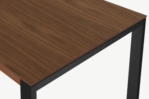 Mesa de Comedor 6 Asientos Corinna – Nogal y Negro