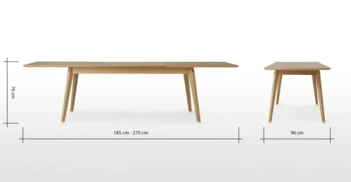 Mesa de Comedor Albers – Roble