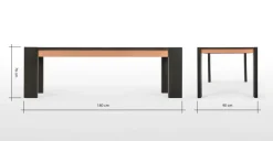 Mesa de Comedor Anderson – Gris