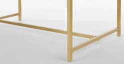 Mesa de Comedor Aphra – Madera de Mango Clara y Metal