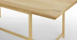 Mesa de Comedor Aphra – Madera de Mango Clara y Metal