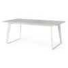 Mesa de Comedor Boone – Hormigón Blanco