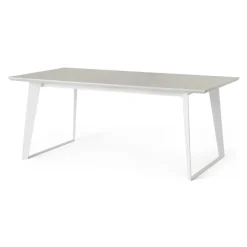 Mesa de Comedor Boone – Hormigón Blanco