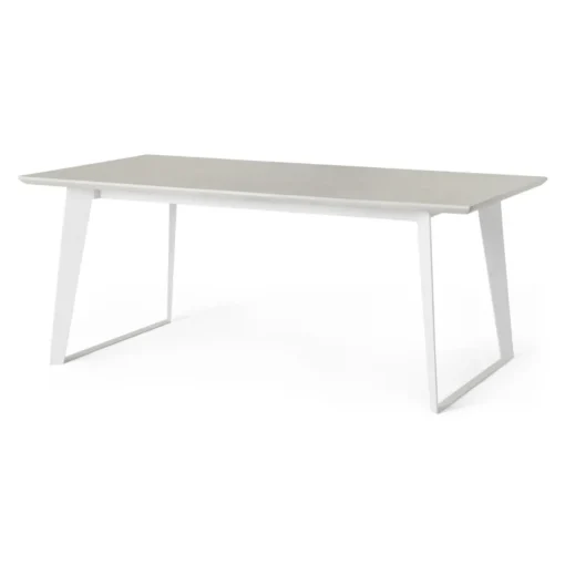 Mesa de Comedor Boone – Hormigón Blanco