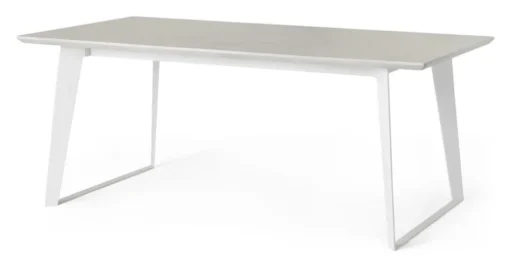 Mesa de Comedor Boone – Hormigón Blanco