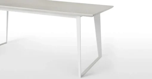 Mesa de Comedor Boone – Hormigón Blanco