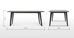 Mesa de Comedor Boone – Hormigón