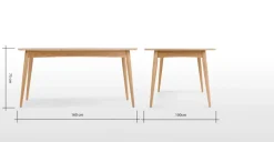 Mesa de Comedor Deauville – Roble